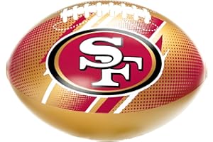 BIGMOUTH INC BigMouth 18” Inflatable Pool Football Officially Licensed NFL Fan Gear Merchandise Beach Ball Games for Adults and Teens