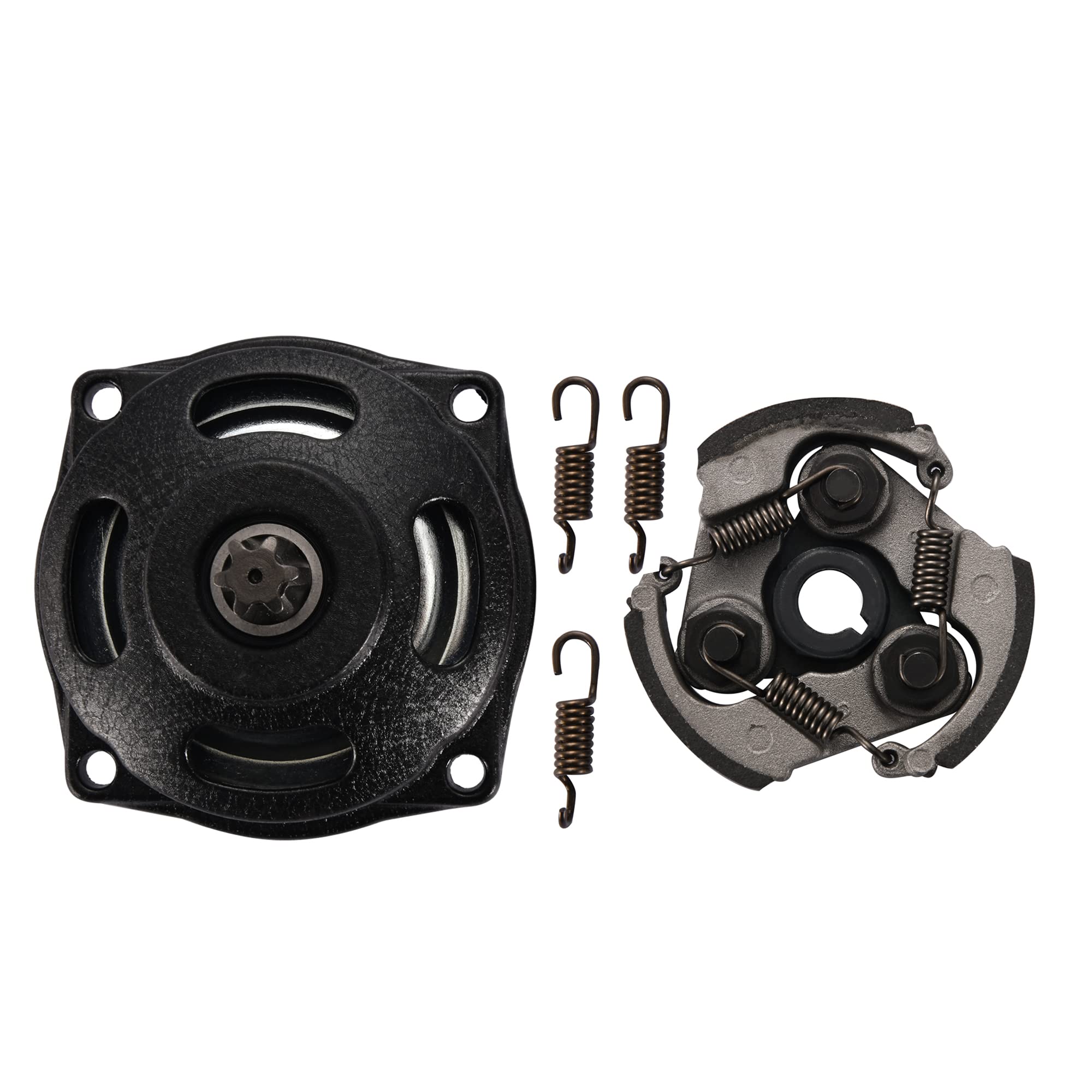 WOOSTAR 6 Teeth Gearbox Heavy Duty Clutch Pad Replacement for 2 Stroke 47cc 49cc 50cc 53cc Coolster Mini Pocket Bike Dirt Pit Bike Crosser ATV