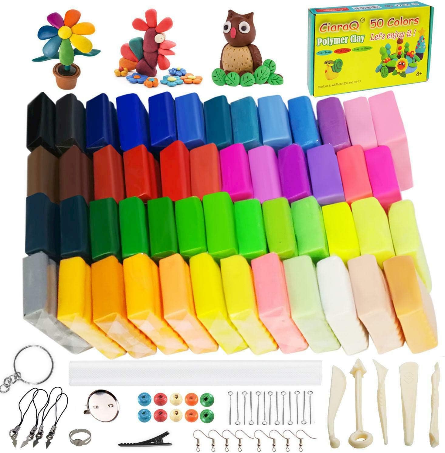 Which Is The Best Polymer Clay 50 Colors Oven Bake