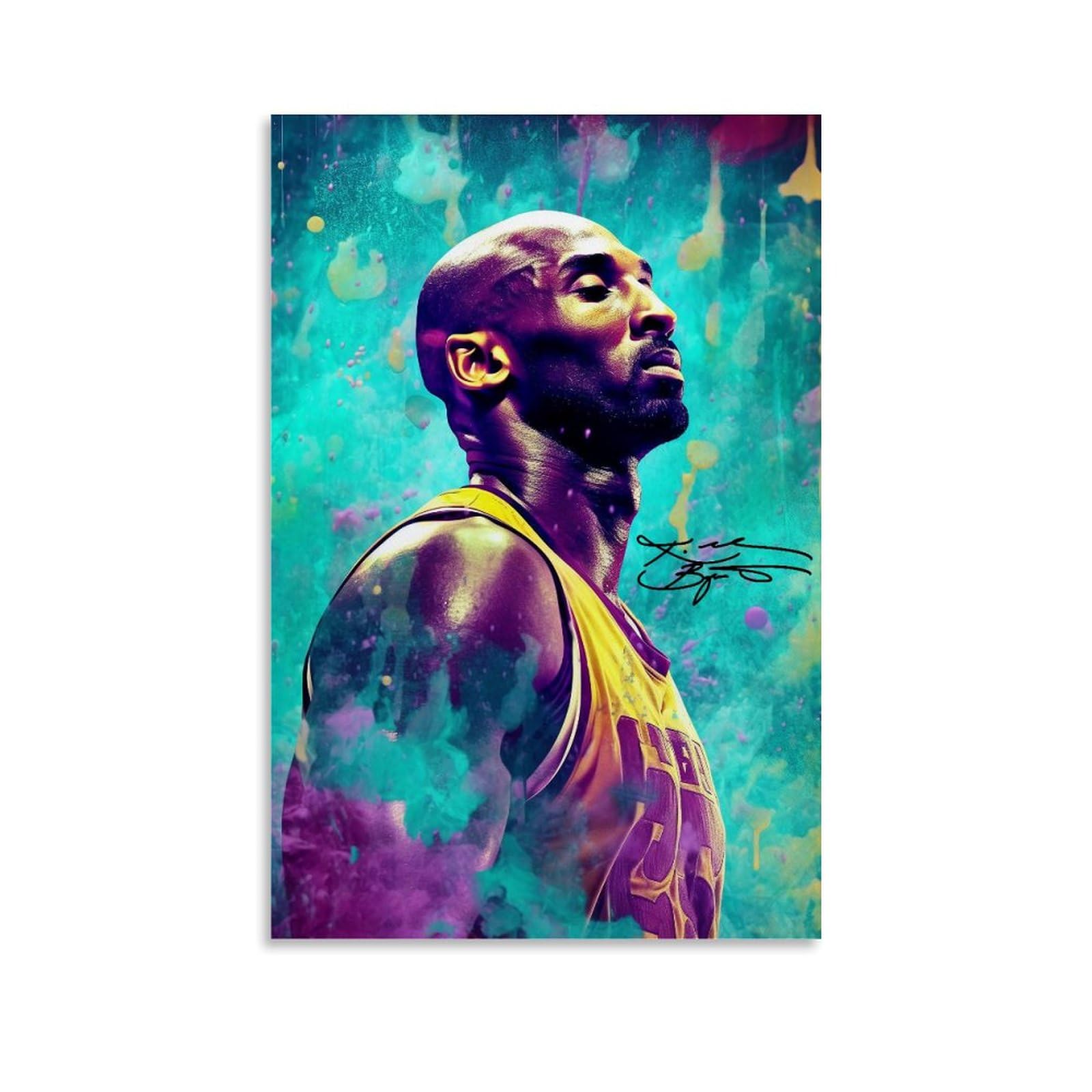 Kobe Poster Bryant Canvas Decorative Painting Modern Aesthetic Decorative Painting Bedroom Living Room Art Poster 12x18inch(30x45cm) Unframe-style-2