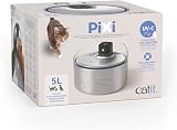 Catit PIXI Cordless XL Stainless Steel Water Fountain with UVC Filter view 9