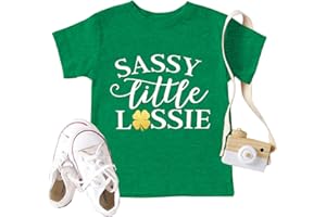 CAZYCHILD St Patricks Day Shirt Toddler Boys Girls Wee Little Hooligan Tee Irish Clover Short Sleeve Tops