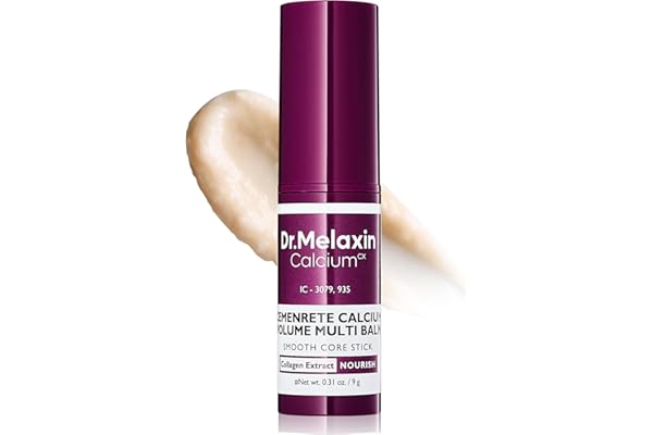 Dr.Melaxin Calcium Multi Balm Stick, Collagen & Elastin Wrinkle Stick, All-in-One Hydrating Balm, Eye & Neck Balm, Makeup Bas