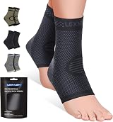 Lexniush Ankle Support 2 Pack for Sprained Ankle Plantar Fasciitis Relief