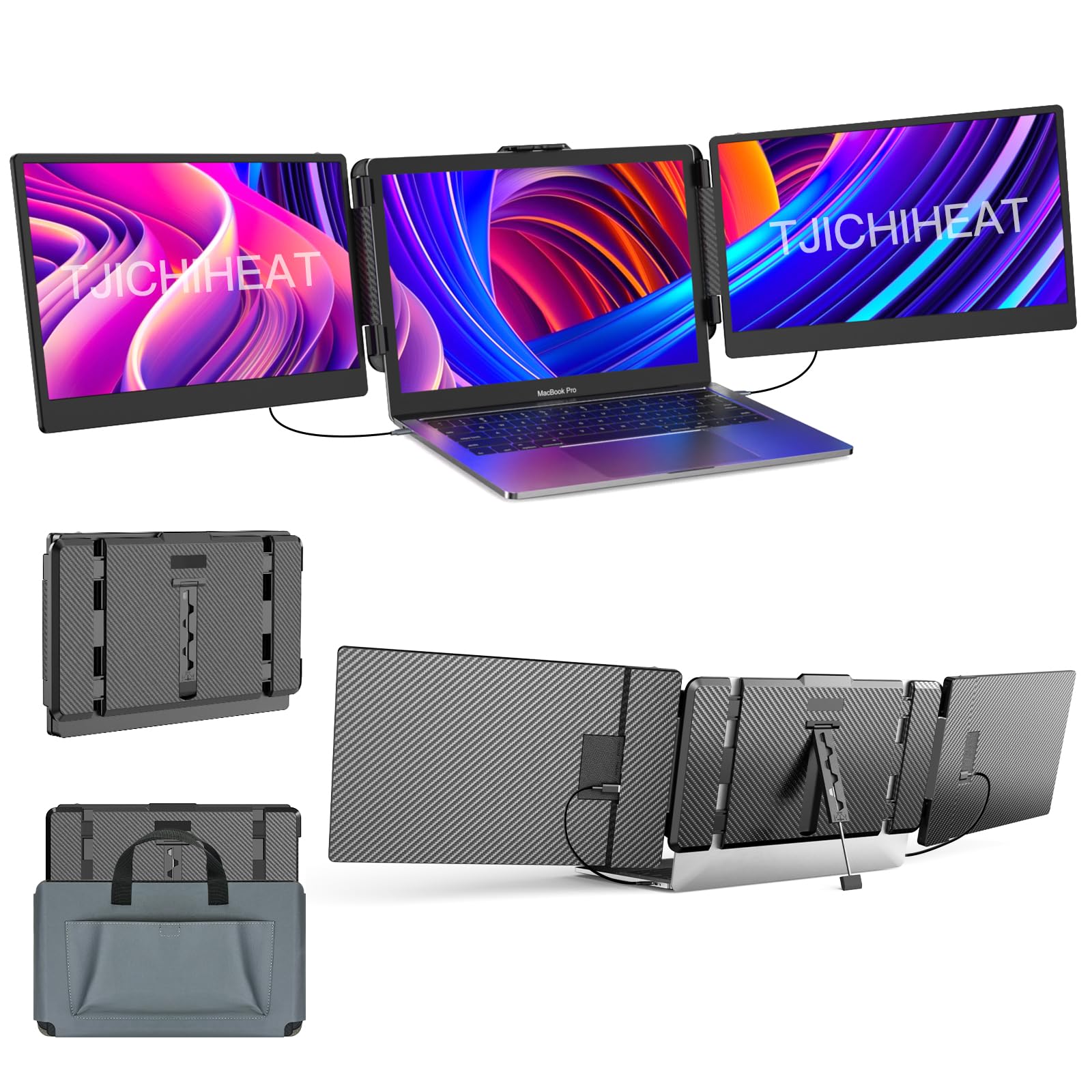 Mua TJICHIHEAT Portable Screen Extender - Triple Monitor S2 14" 1080P ...