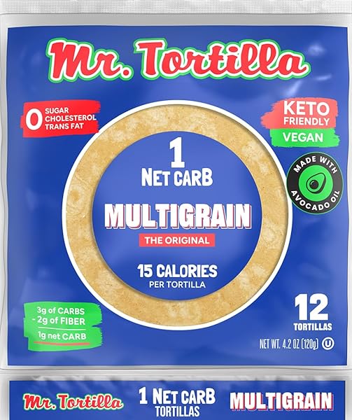 MR. TORTILLA LOW CARB TORTILLA WRAPS – KETO...