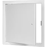 Premier Access Doors 2002 Series Steel Access Door, 24 x 24 Flush Universal Mount, White (Screwdriver Latch)