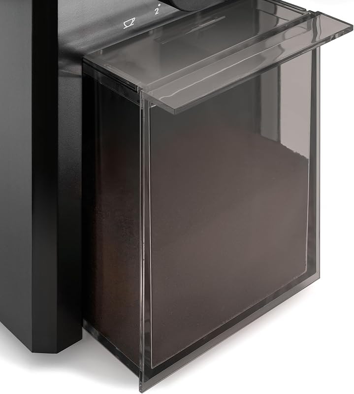 KG79 Macinacaffè elettrico, Macinacaffè professionale a Pressione con 16 Livelli di Macinatura, Pulsanti soft touch, Fino a 12 tazze, Dispositivo di sicurezza, Nero