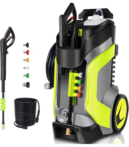 5000 PSI Electric Pressure Washer - 4.0 GPM, 33ft Hose, 1/4" Quick Connect, With Surface Cleaner Compatibility