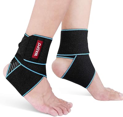 AVIDDA WASPO Ankle Support Brace 2 Pack Adjustable Strap One Size Men Women
