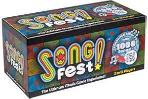 SongFest! The New Music Trivia Game | 1000 Questions, 4 Categories and 5+ Decades | QR Song Hints Play The Music You Remember