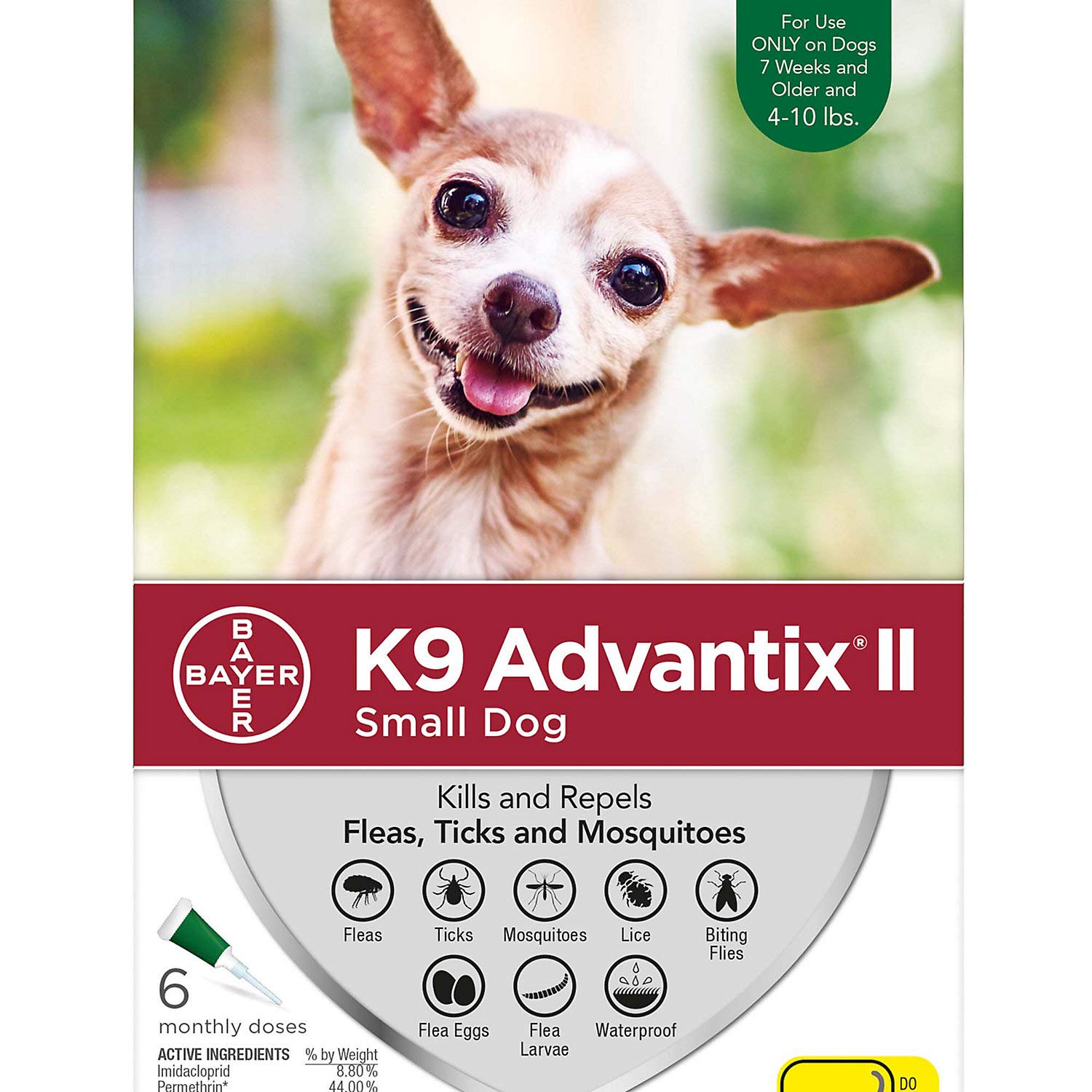 K9 Advantix II Flea, Tick and Mosquito Prevention for ...