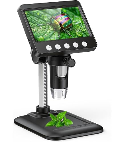 Amazon.com: Genie Tech Juego de microscopio digital de enfoque
