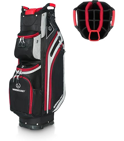 Amazon.com : Majek Premium Ladies Navy Blue Pink Golf Bag 9.5 inch