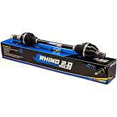 SuperATV Rhino 2.0 Rear Axles for Can Am Maverick X3 Models | 72" Heavy-Duty Axles, 2017+, Maverick X3 / MAX XRS Models, 4340 Chromoly Steel, Smart-Lok