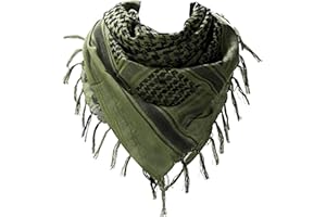 VOCHIC Military Shemagh Arab Tactical Desert Keffiyeh Thickened Scarf Wrap for Women and Men 43"x43"