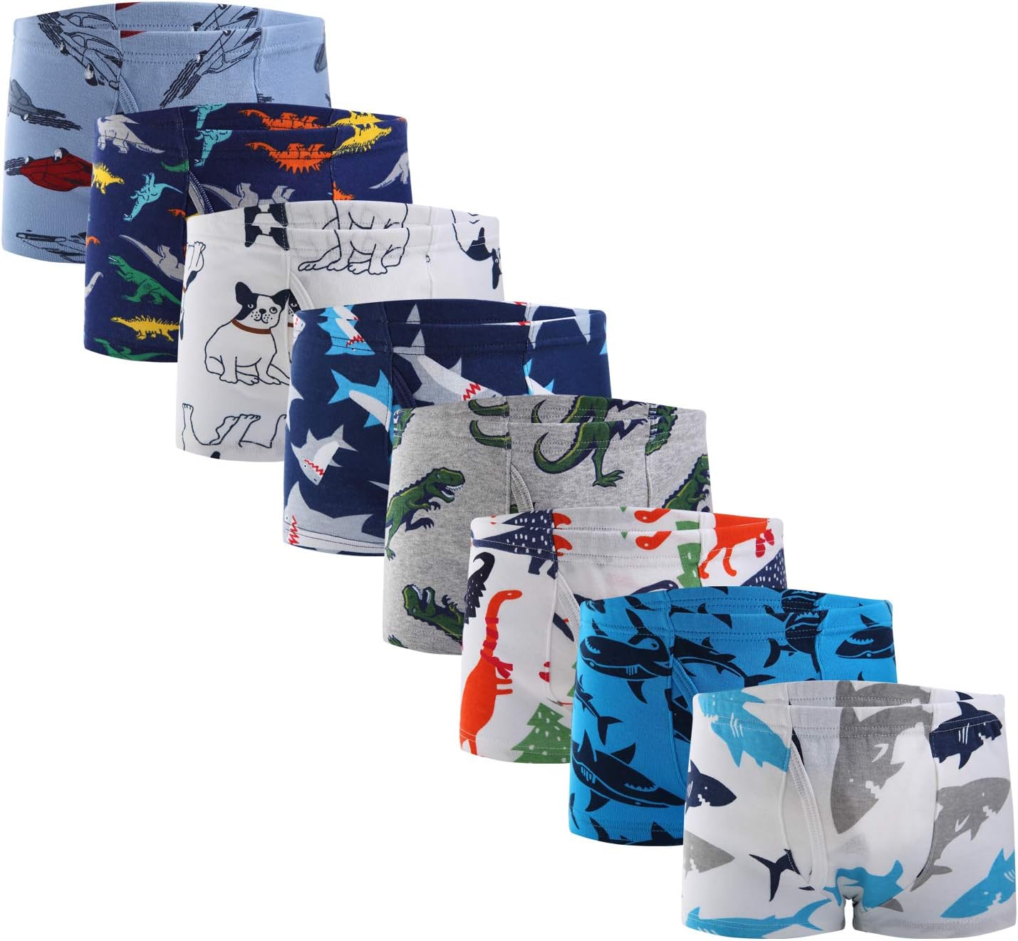 Boys Boxer Briefs Shorts Cotton Baby Toddler Underwear for Kids Boy 6/8 Pack
