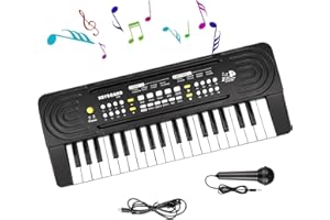 TWFRIC 37 Key Upgrade Keyboard Piano for Kids Music Toy Piano Keyboard for Beginners Electronic Piano Toys for 3 4 5 6 Year Old Boys Girls Gifts Ages 3-5