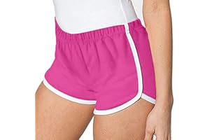 Ruziyoog Women's Cotton Shorts Gym Shorts Yoga Shorts Summer Running Active Shorts Dance Elastic Shorts, Pack of 3