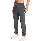 Tall MobPlace 34/36 Inseam Sweatpants for Tall Men Extra Long Joggers Workout Pants with Zipper Pockets