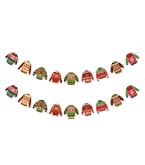 Hässliche Weihnachts-Deko: Banner & Wirbel Für Grinch-Partys – Rot-grün & Glitzernd