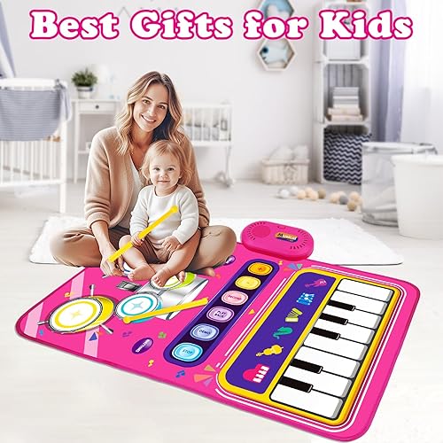 Toys for Year Old Girl Gifts: Baby Piano Mat Toddler Toys Age