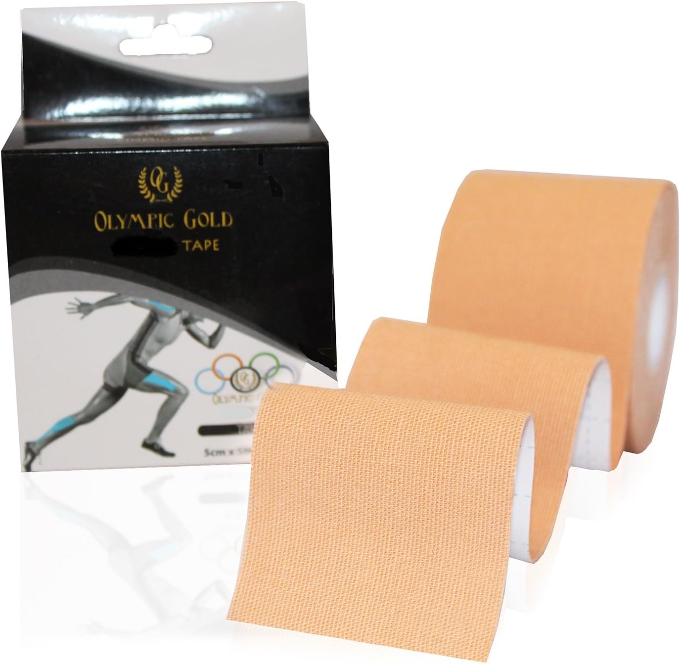 Kinesiology Tape by Olympic Gold Premium Therapeutic
