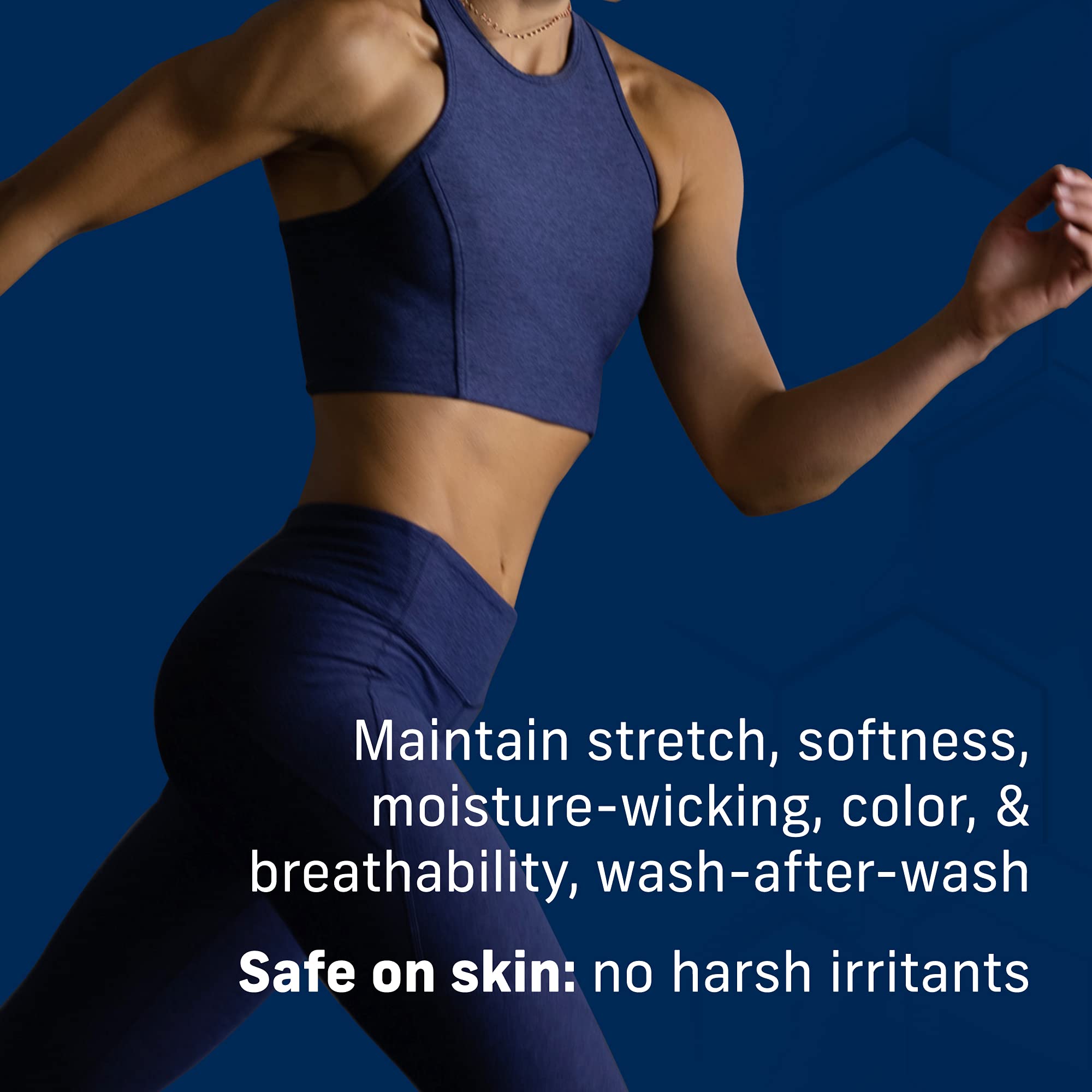 HEX Performance Laundry Packs, Fresh & Clean, 55ct - Designed for Activewear, Eco-Friendly