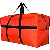 YiKitHom Extra Large Storage Duffle Bag for Travel, Black Oversized Giant Big Traveling Duffle Bag