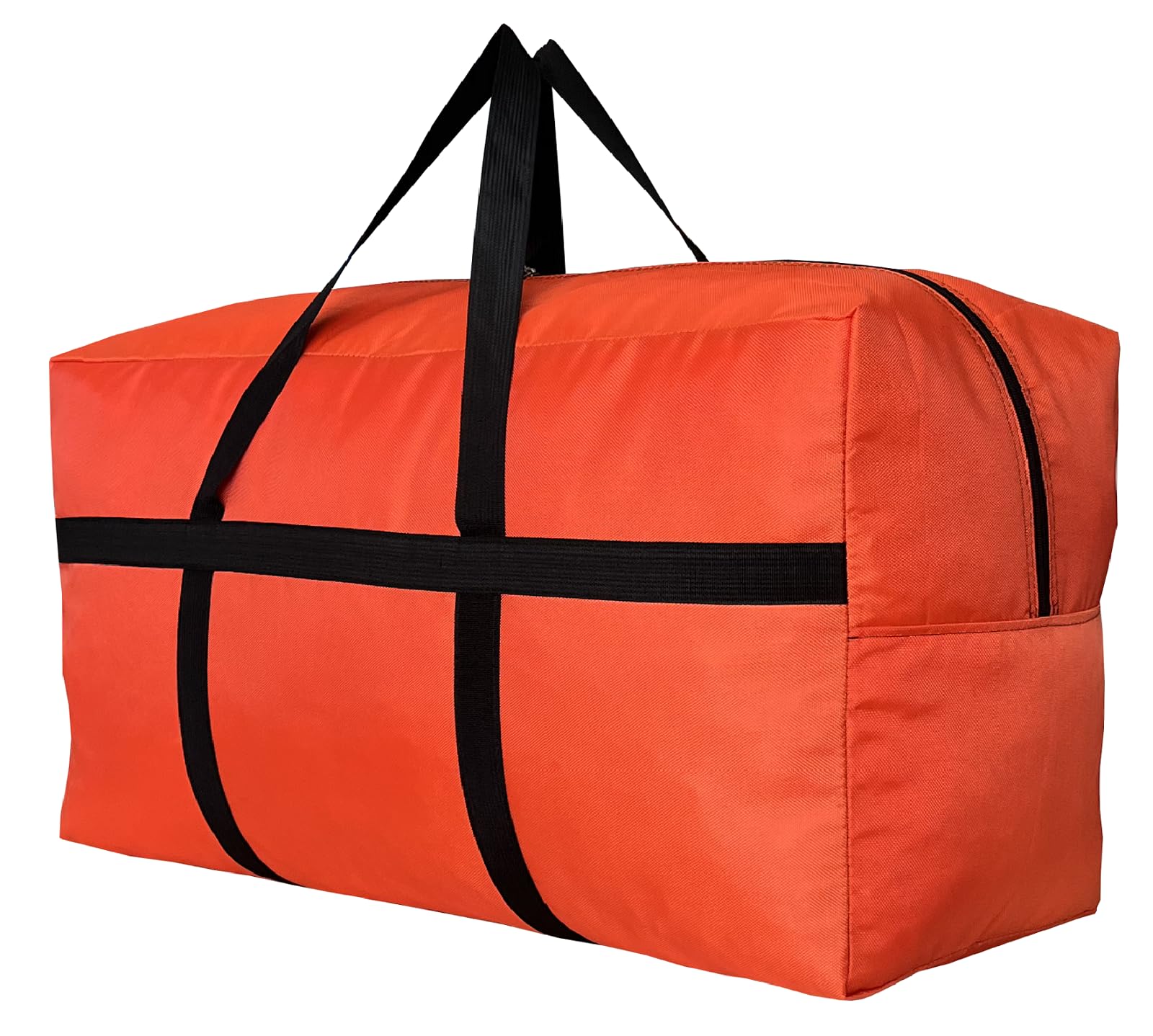 Photo 1 of YiKitHom Extra Large Storage Duffle Bag for Travel, Orange Oversized Giant Big Traveling Duffle Bag