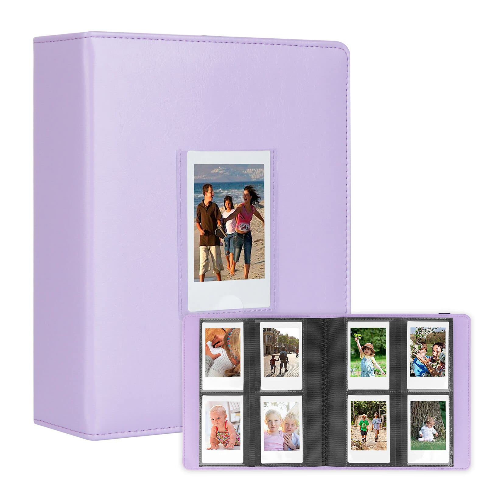 432 Pockets Photo Album for Fujifilm Instax Mini Camera, Polaroid Camera, for Fujifilm Instax Mini 11 90 70 9 8+ 8 LiPlay Instant Camera, (288 Pockets Purple)