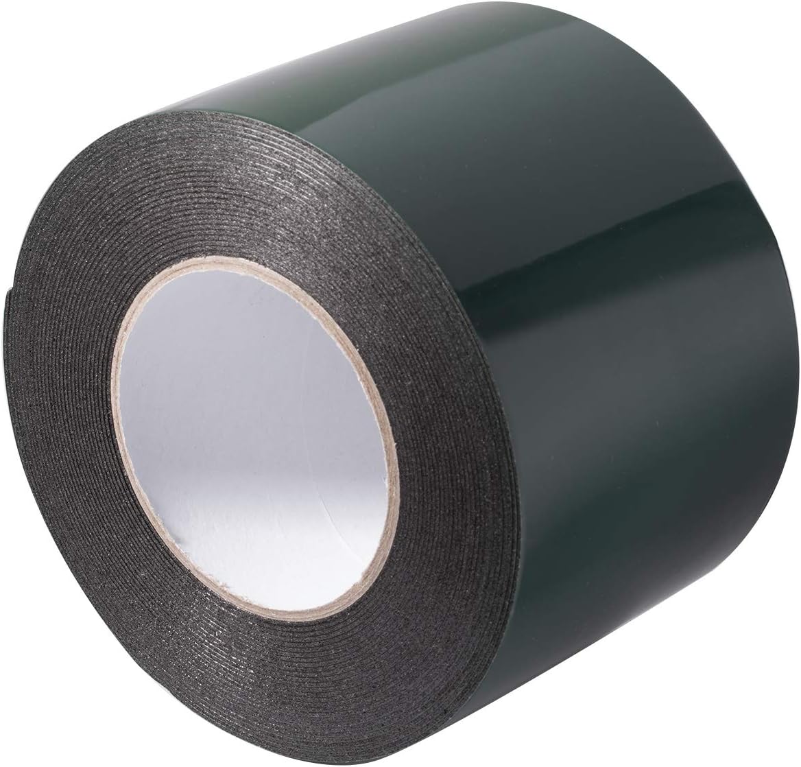 YoiYee 100mm x 10m Double Sided Foam Tape, Strong Sticky Adhesive Green Film Glazing Tape, PE Sponge Strip Sticky Mounting Tape, Black - Image 4