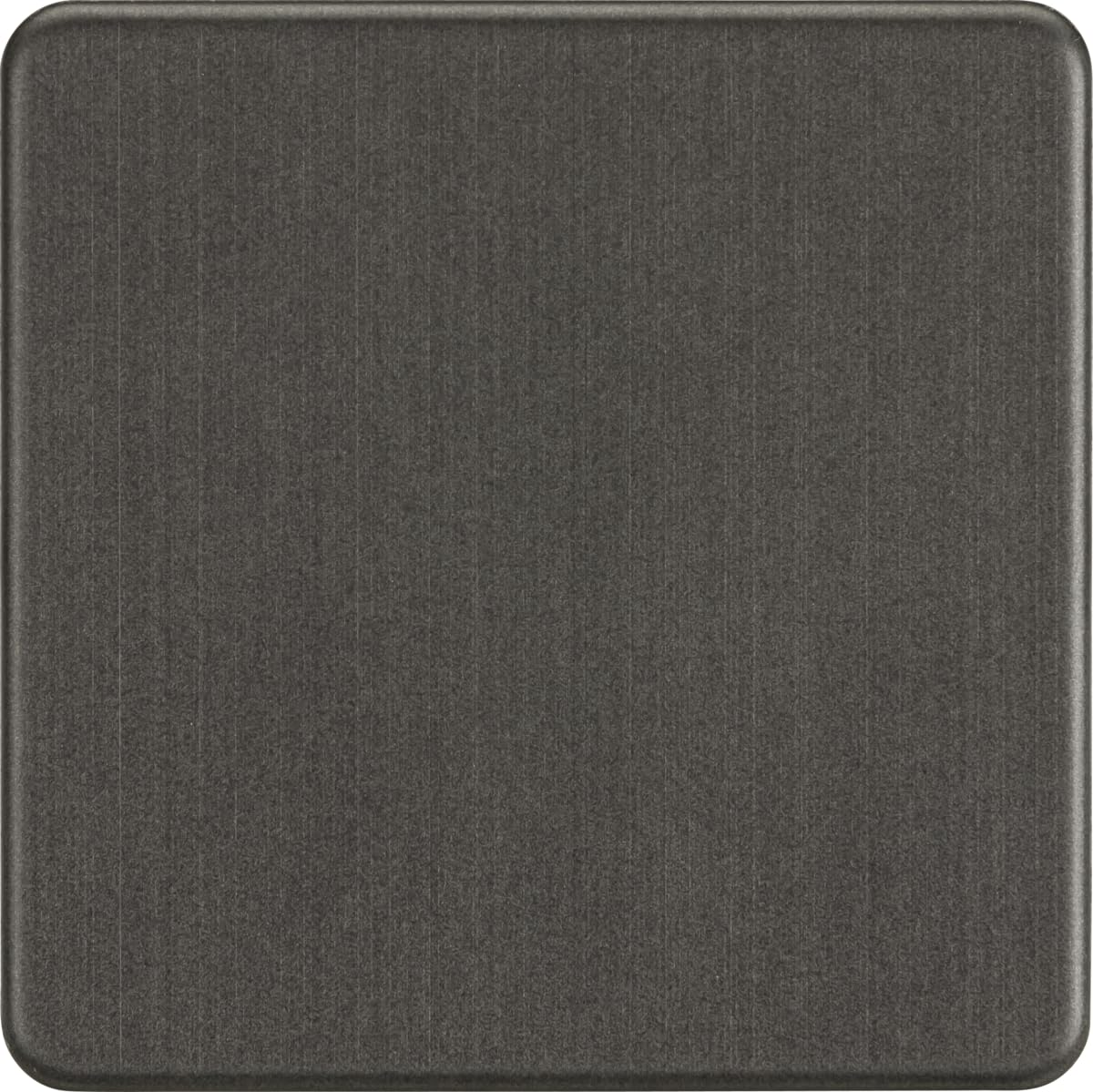 Knightsbridge SF8350SB Screwless 1G Blanking Plate, Smoked Bronze, 87.5 mm*491.0 mm*87.5 mm