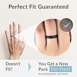 ThunderFit Women Breathable Silicone Promise Rings