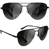 grinderPUNCH Polarized Aviator Sunglasses Men Women 70s Retro Costume UV400 | Polarized UV400 Aviator, 70s Retro Gold Metal Frame, Classic Pilot Style, Costume and Fashion, for Men and Women
