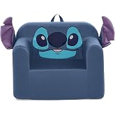 Delta Children &ndash; Lilo &amp; Stitch - Stitch Figural Cozee Kids Chair | Cuddly Foam Kids Chair for Boys and Girls, Ideal Playroom Chair for Relaxing, Gaming, Reading