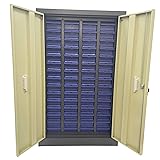 LGXEnzhuo Parts Cabinet with 60 Drawers Nut and