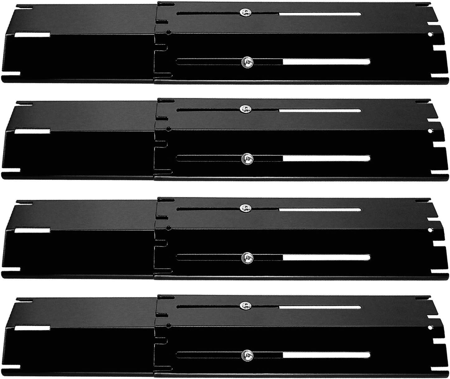 WELL GRILL Universal Barbecue Heat Plate, Flavorizer Bar BBQ Replacement Parts, Porcelain Steel Heat Shield