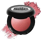 Saie SuperSuede Baked Blush - Talc-Free Powder Blush for Cheeks Infused with Hyaluronic Acid, Glycerin + Squalane - Hydrating Face Makeup for a Natural, Diffused Flush of Color - Mia (0.1 Ounce)