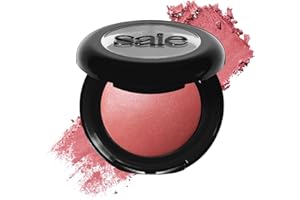 Saie SuperSuede Baked Blush - Talc-Free Powder Blush for Cheeks Infused with Hyaluronic Acid, Glycerin + Squalane - Hydrating Face Makeup for a Natural, Diffused Flush of Color - Mia (0.1 Ounce)