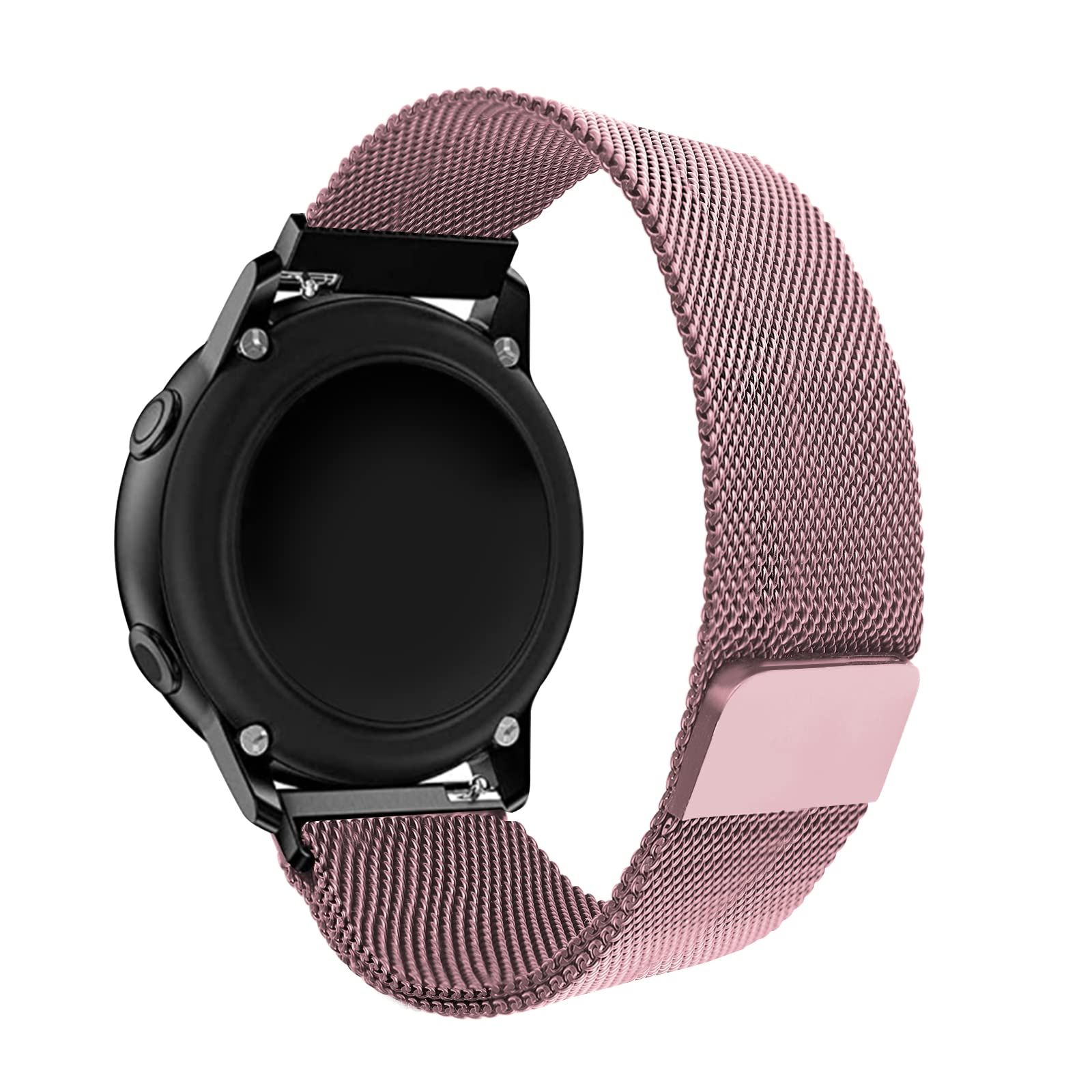 cobee Mesh Woven Watch Bands, Quick Release Watch Strap Magnetic Closure Clasp, Stainless Steel Replacement Watch Band, Band Width 18mm 20mm 22mm for Men and Women