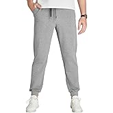 Idtswch 34/36/38/40 Long Inseam Mens Tall Sweatpants Fleece-Line Extra Long Joggers Pant with Zip Pockets