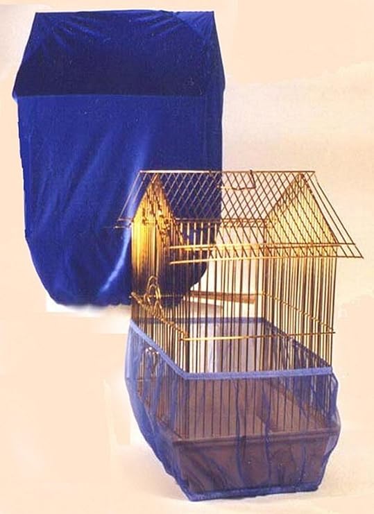Sheer Guard Bird Cage Skirt and Cover Set Small (Royal