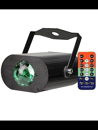 Proyector Discoteca RGB Con Sensor efecto agua LED Con Mando a ...