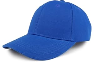 Trendy Apparel Shop Plain Youth Size Kid's Adjustable Structured Baseball Cap
