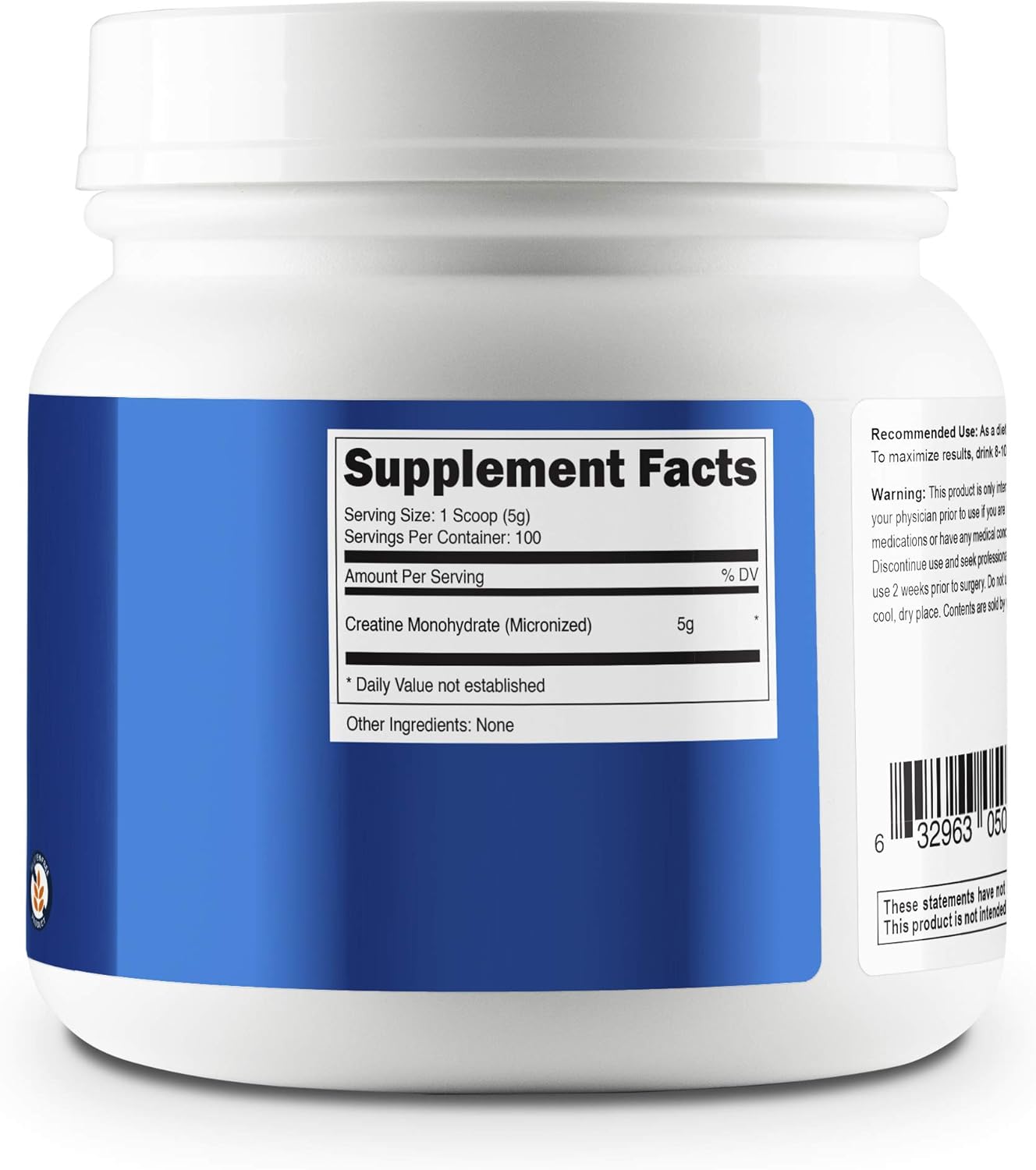 Nutricost Creatine Monohydrate Micronized Powder 500G, 5000mg Per Serv - Pure Micronized Creatine Monohydrate: Health & Personal Care
