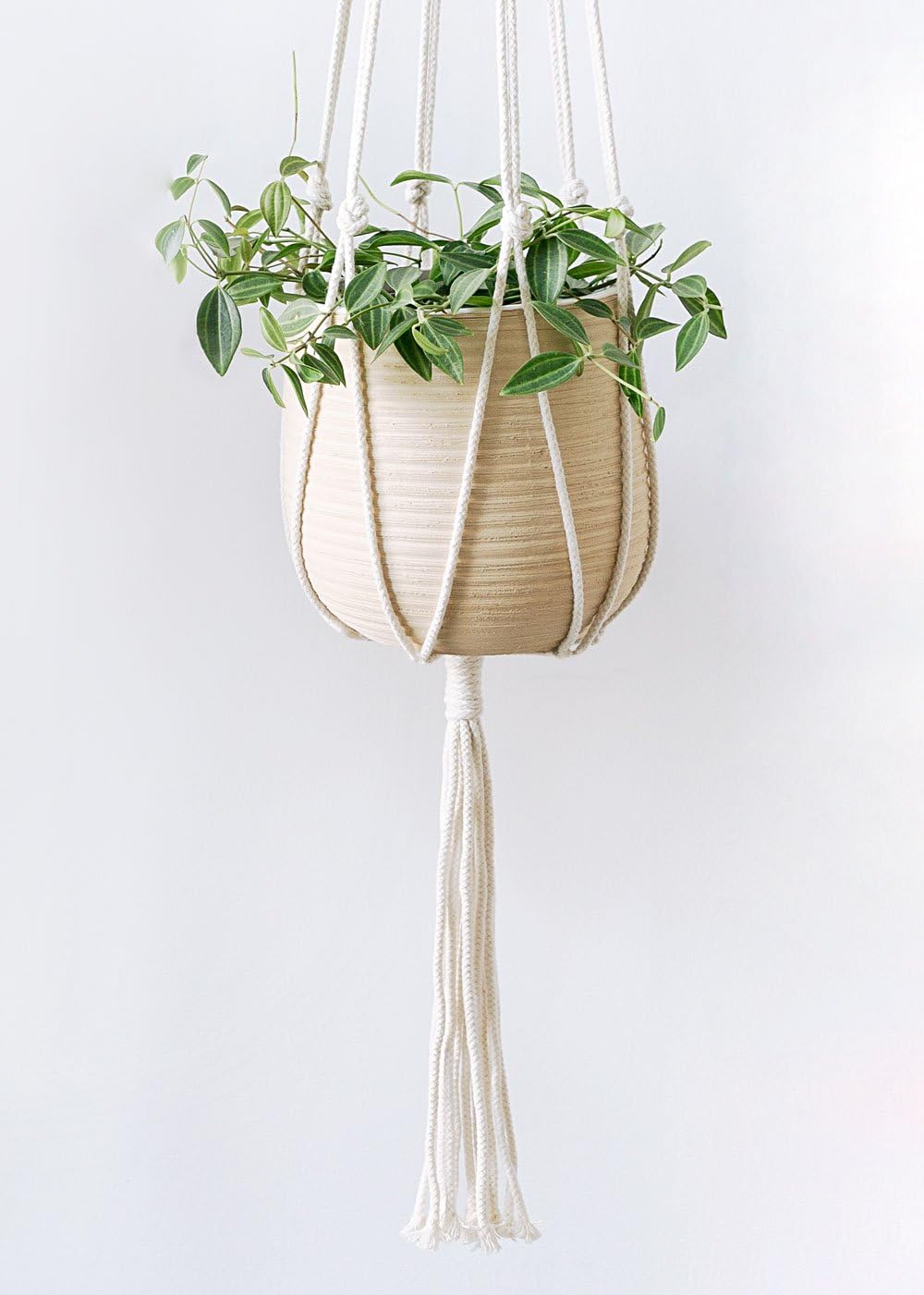 Macrame Plant Hangers Simple Design Indoor Hanging Planter