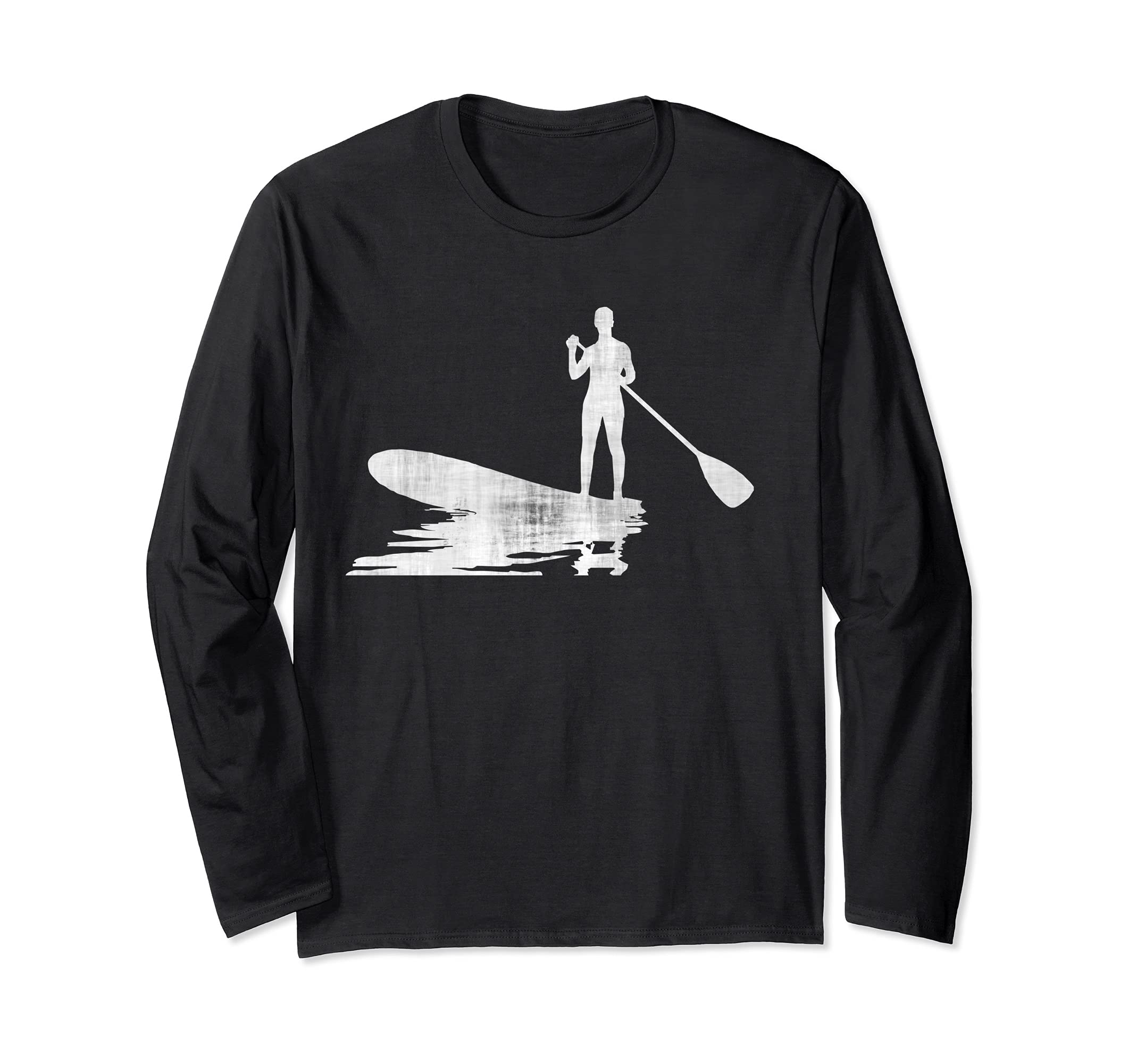 STAND UP PADDLE, PADDLING, SUP, PADDLEBOARDING, IN THE DARK Long Sleeve T-Shirt