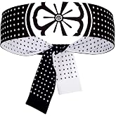 5Chaos Reversible Warrior Headband, Bushido Hachimaki for Karate, Halloween, Sushi