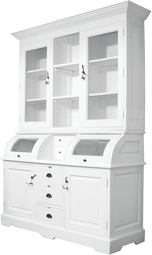 Buffetschrank "Bastian" weiß lackiert 150cm breit: Amazon.de: Küche